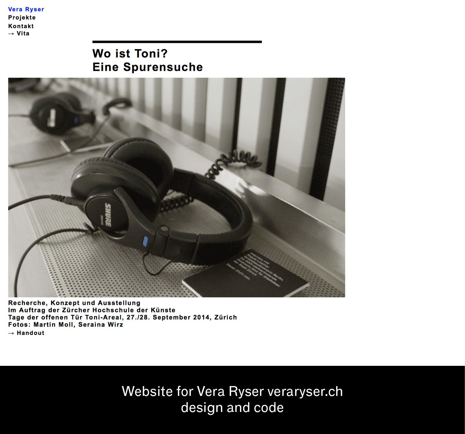 Website Vera Ryser